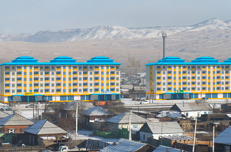 Проектируемый жилой микрорайон в Кызыле